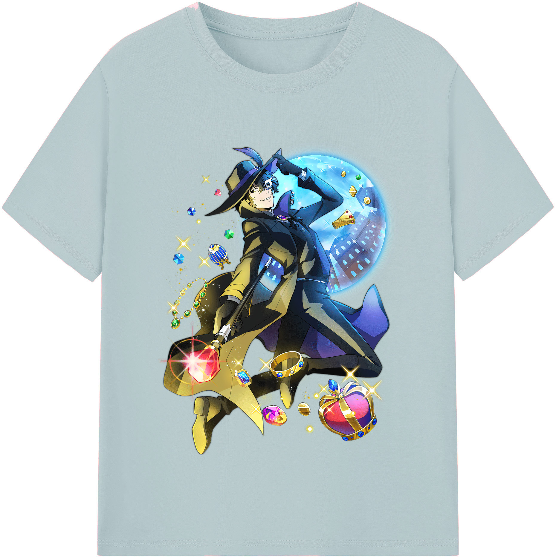 （画像用） 文豪ストレイドッグス Bungo Stray Dogs 綿100％半袖Tシャツ（フロントプリント）